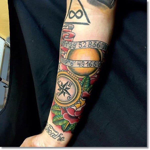 tatuaz zegar kieszonkowy 209