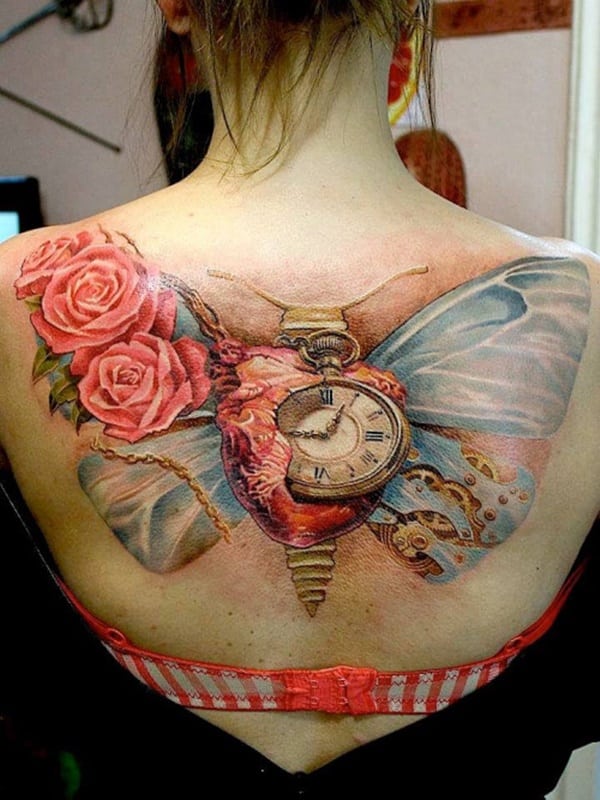 tatuaz zegar kieszonkowy 349
