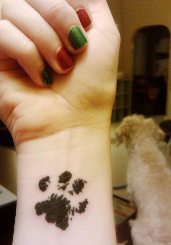 hondenpootjes tattoo 117