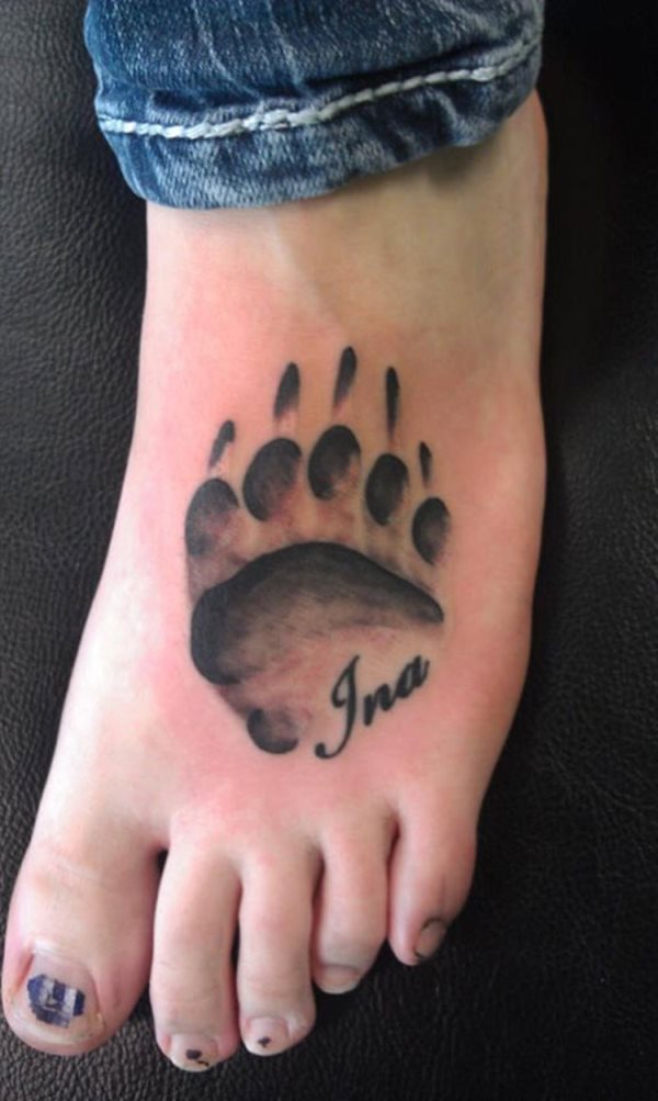 hondenpootjes tattoo 89